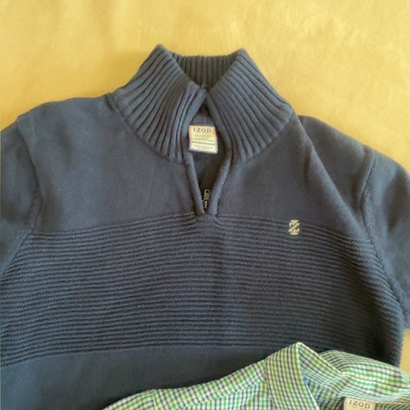 Boys Izod Shirt & Sweater Set - Picture 3 of 5